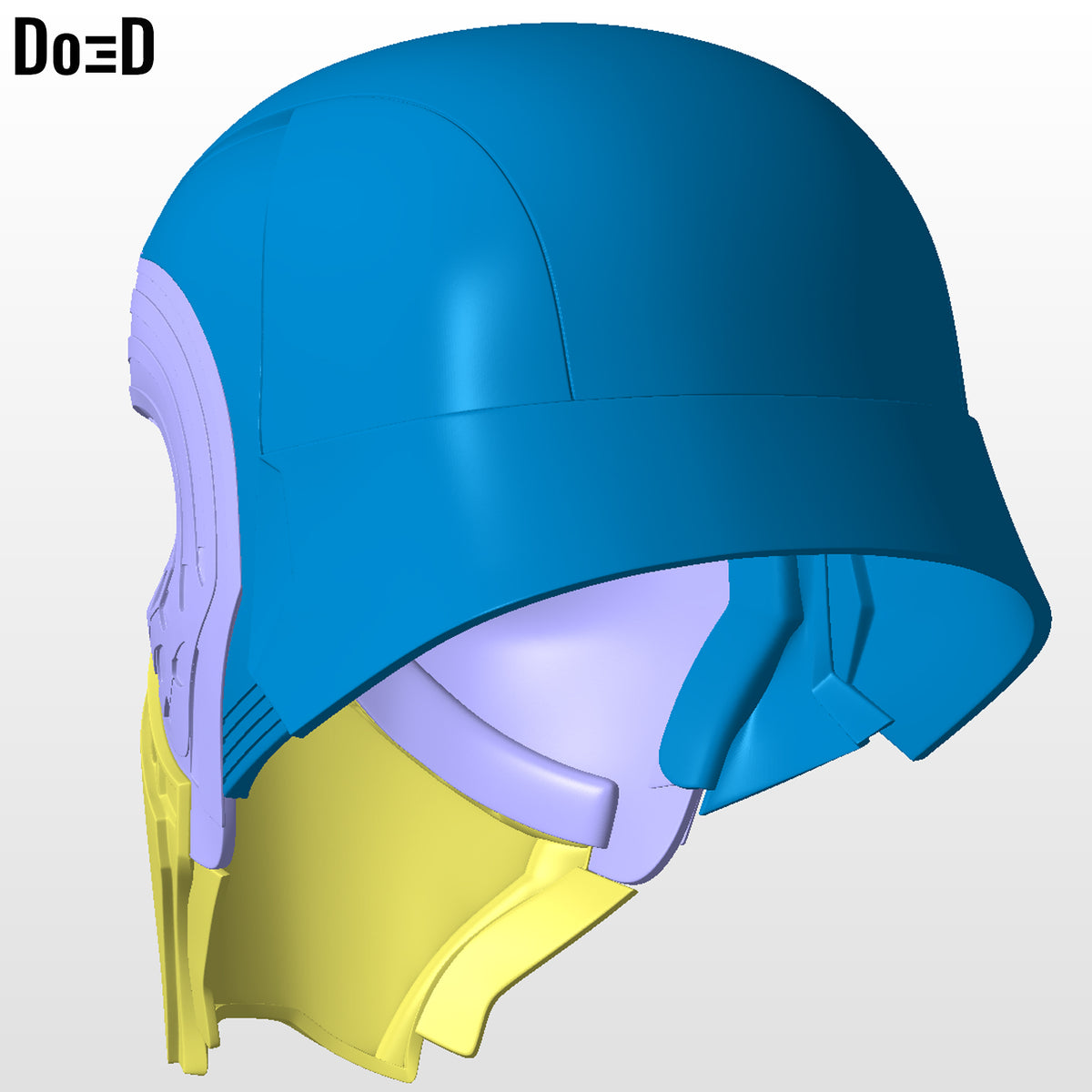 Kylo Ren Helmet from Star Wars VII: The Force Awakens | 3D Model Project #318