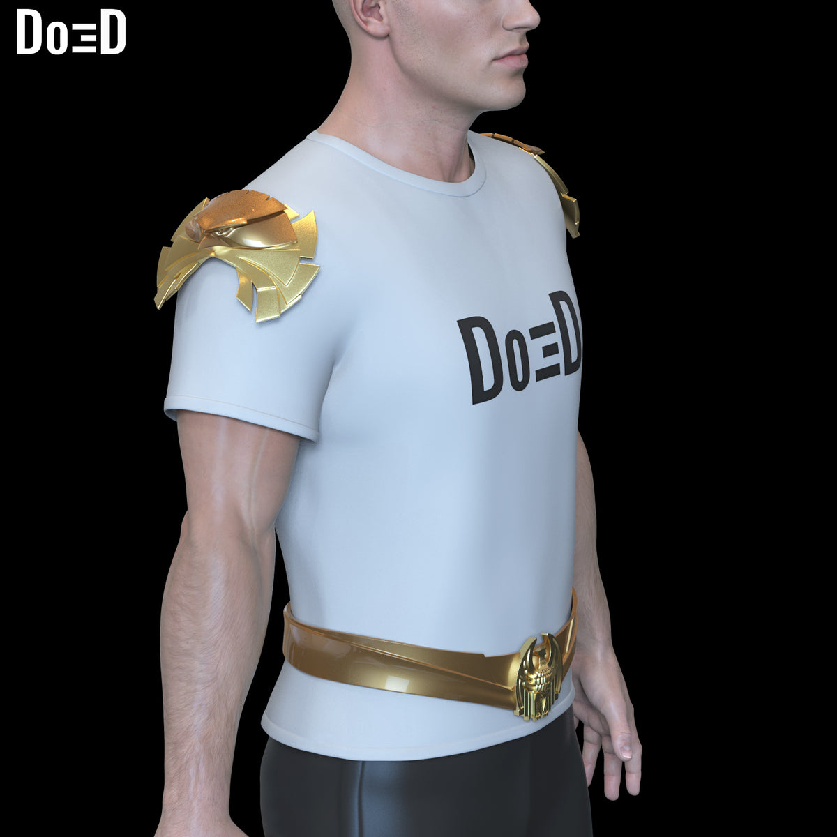 Homelander Shoulder Armor and Belt Buckle The Boys | 3D Printable Model STL #H97