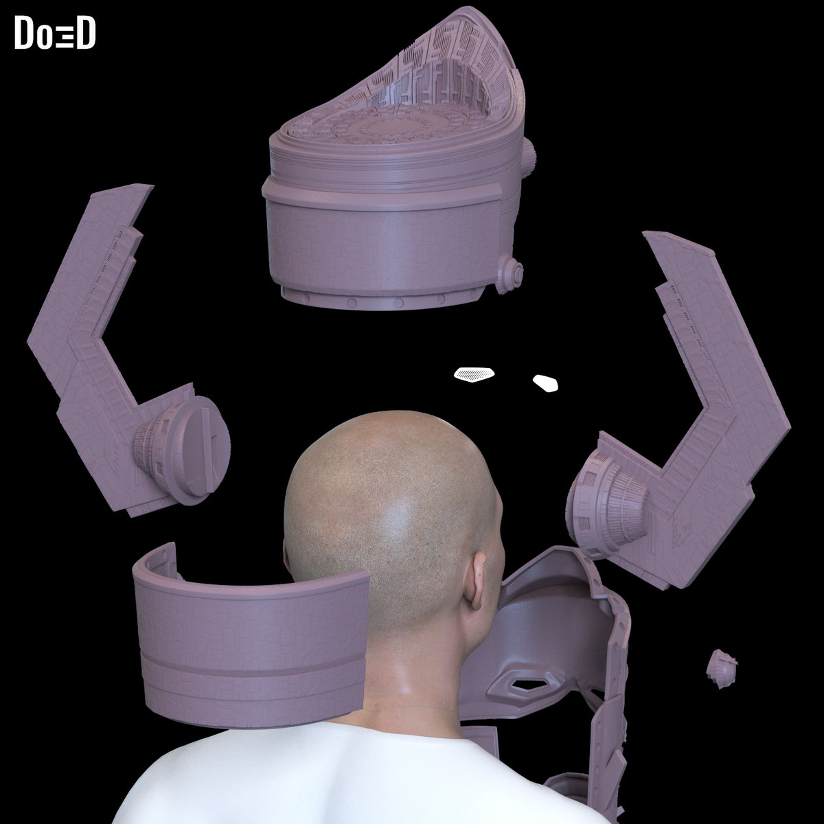 Galactus Popcorn Bucket / Helmet Fantastic Four 3D Printable Model STL File #GF3