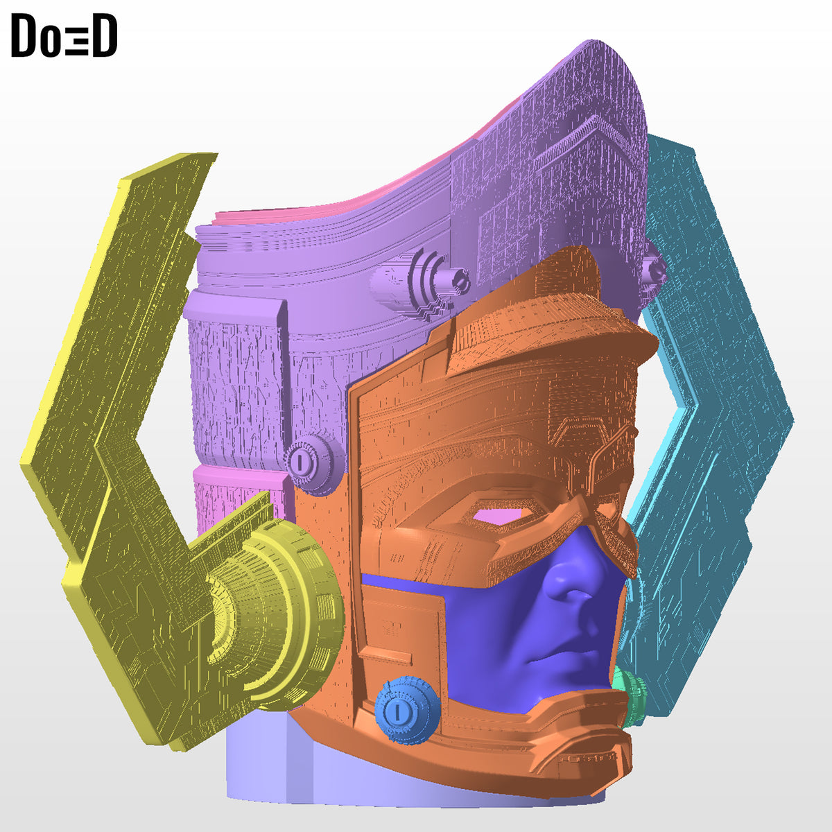 Galactus Popcorn Bucket / Helmet Fantastic Four 3D Printable Model STL File #GF3
