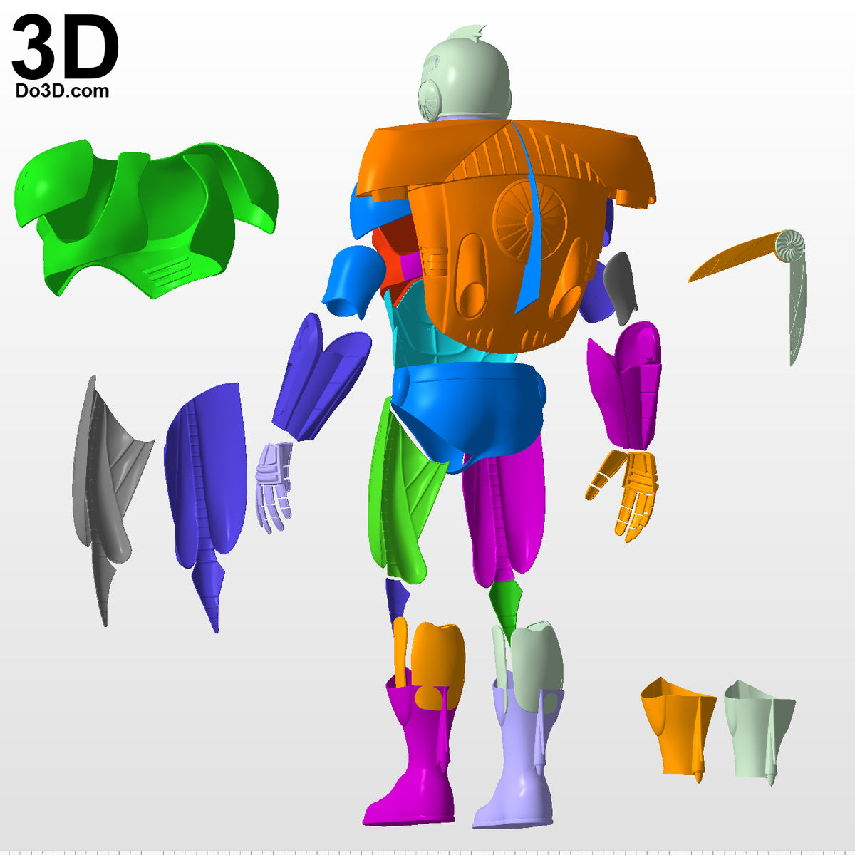 Turbo Man Jingle All The Way Armor | 3D Printable Model TurboMan #6254