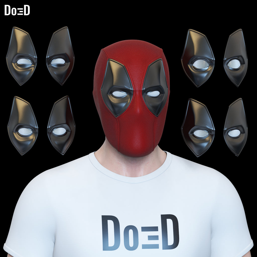 Classic Deadpool helmet | 3D printable model file STL #P805