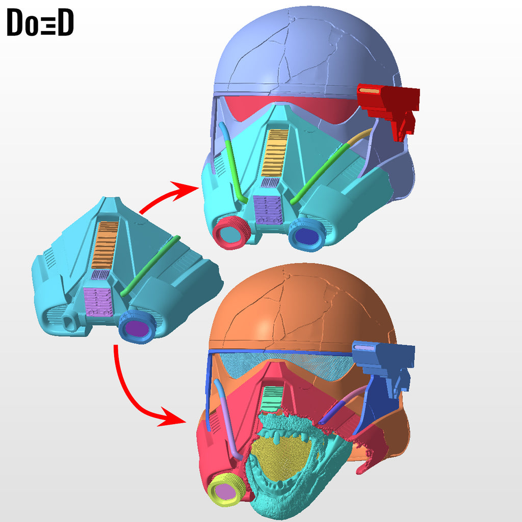 Zombie Death Trooper Ahsoka | 3D Printable Model STl #ZT41