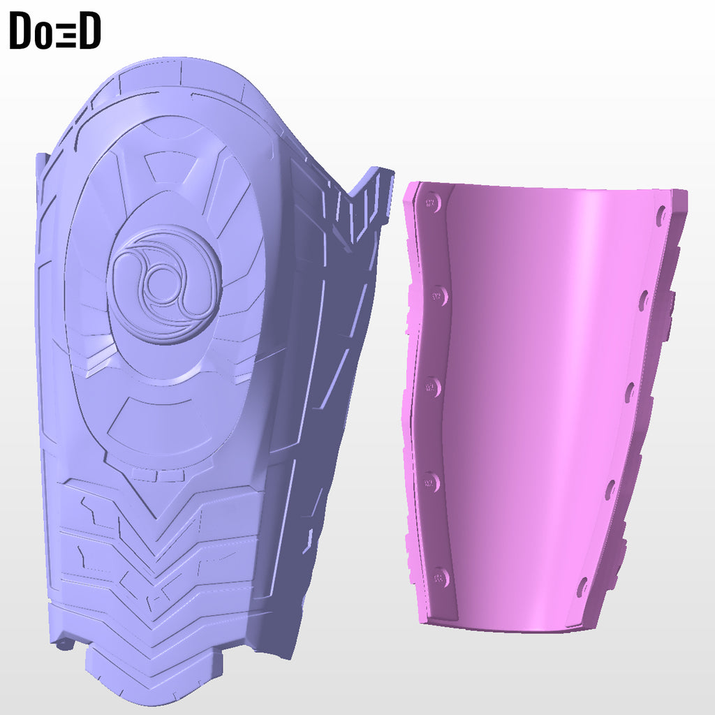 Gauntlet Left Predator Badlands Dek 3D Printable Model STL File #PBD13