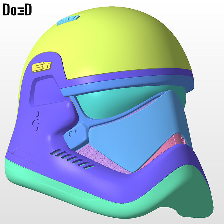 Stormtrooper TFA First Order Helmet Star Wars 3D Printable Model STL File #N20