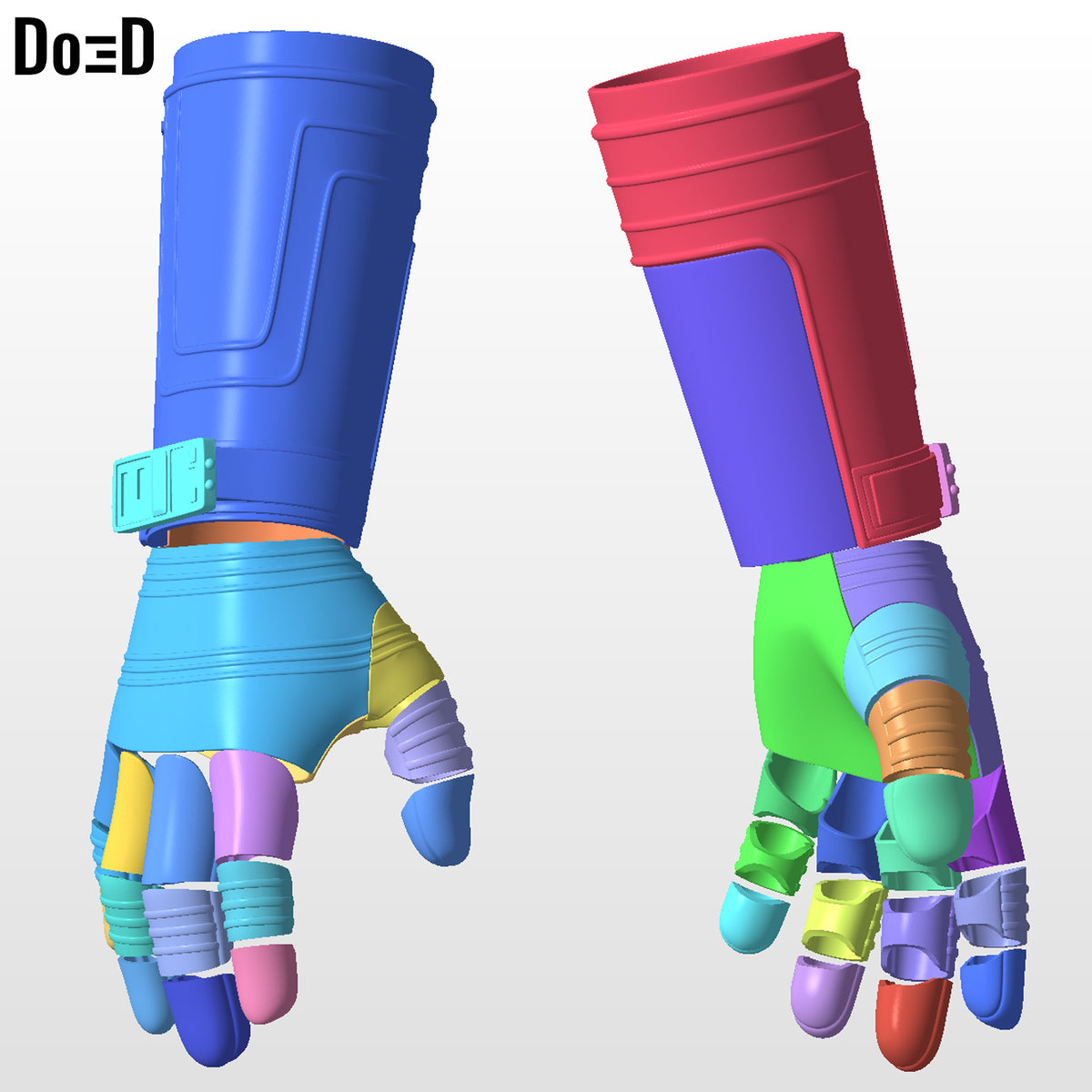 Gauntlet Invisible Woman STL Files / Fantastic Four 3D Models #IW187