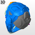 Sci-fi Robot Helmet Do3D 001 Scifi Sci Fi Concept 3D Printable Model STL#4728