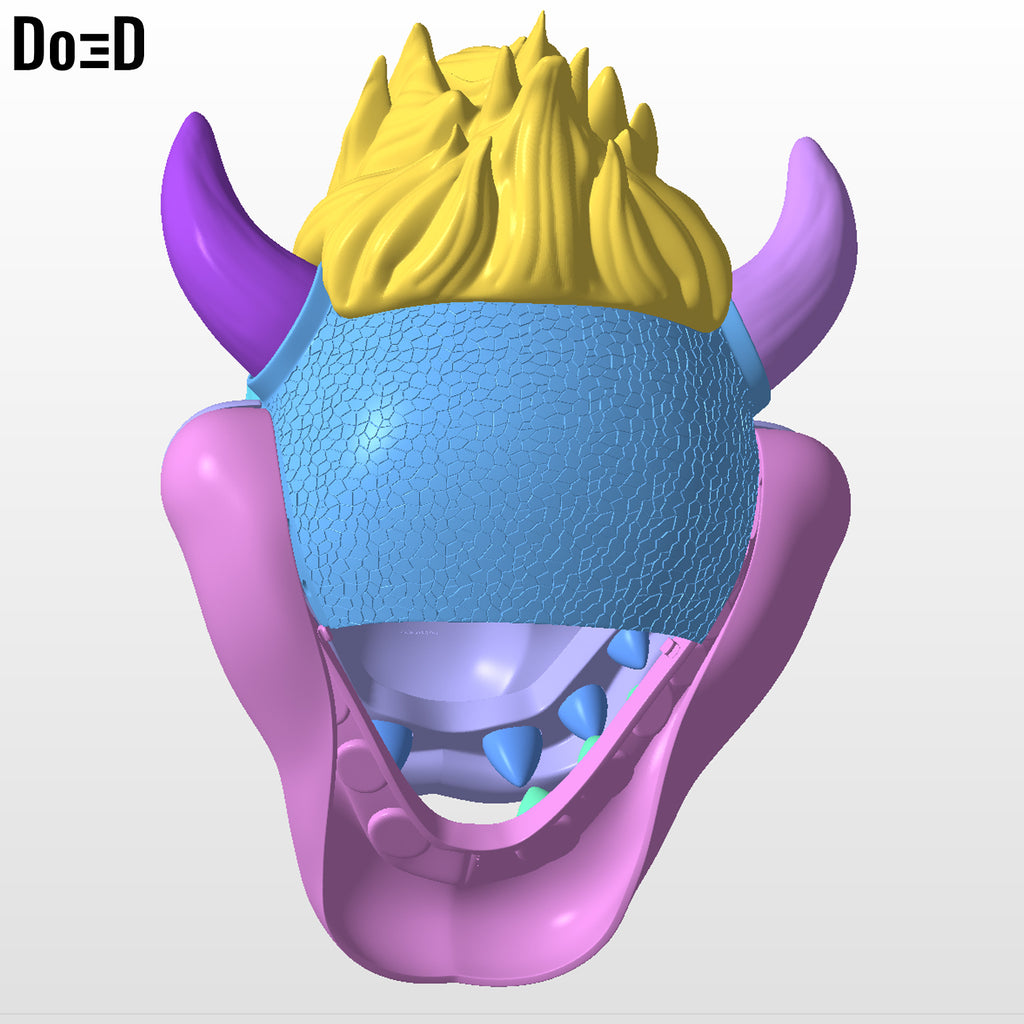 Bowser from Super Mario Helmet | 3D Printable Model #BM26