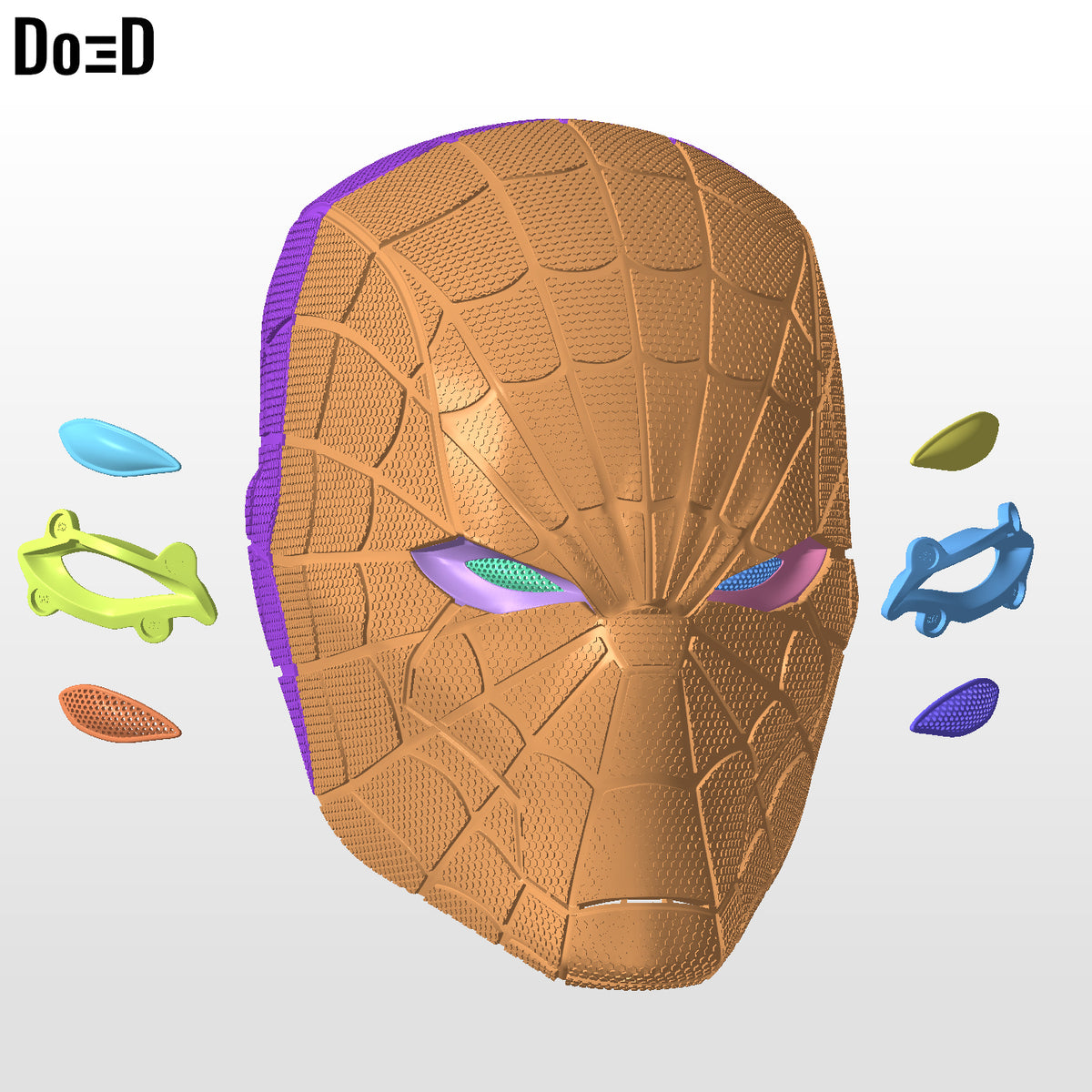 Bundle of Red Hood Rebirth SpiderHood Helmets 3D Printable Model #PST2