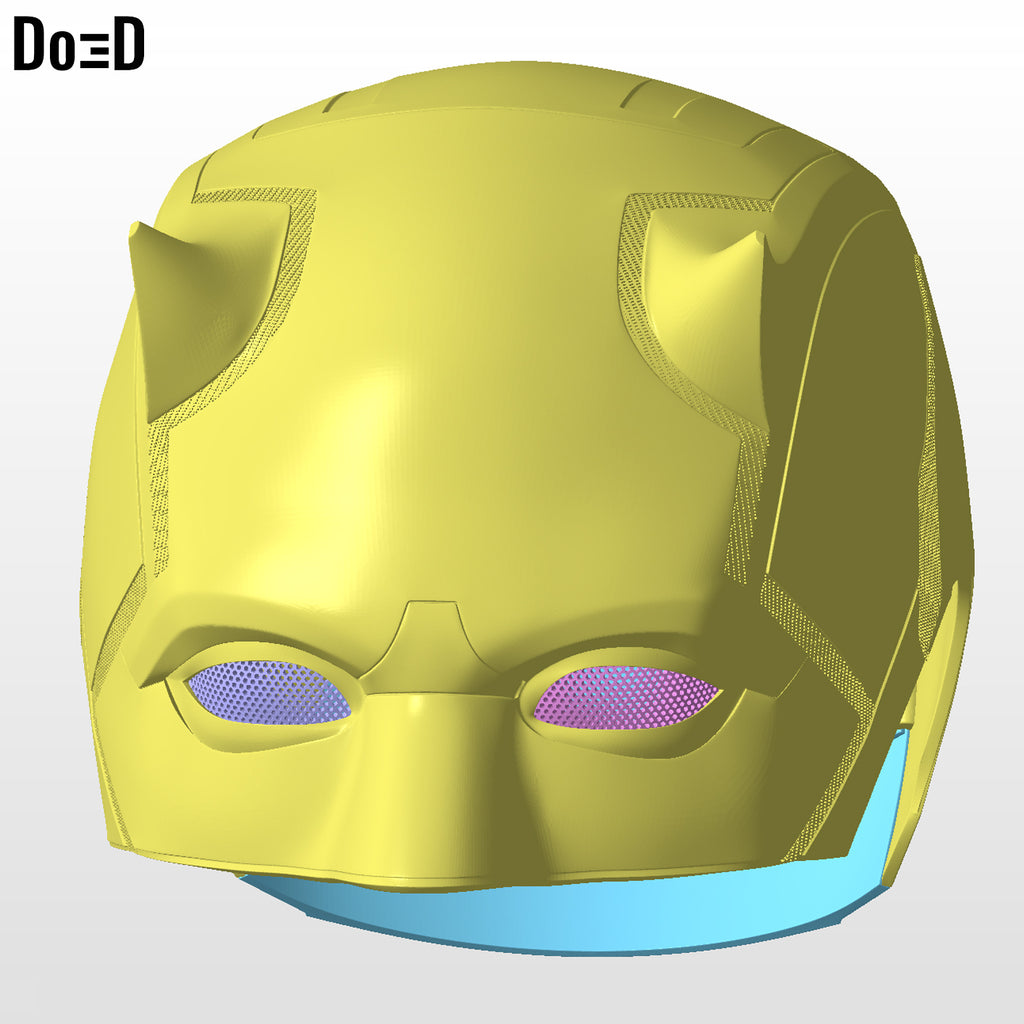 Daredevil She Hulk Helmet (She-hulk version) | 3D Printable Model STL File #SH38