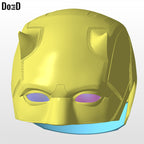 Daredevil She Hulk Helmet (She-hulk version) | 3D Printable Model STL File #SH38