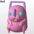 Pochita Popcorn Bucket Container from Chainsaw Man 3D Printable Model STL #PB722