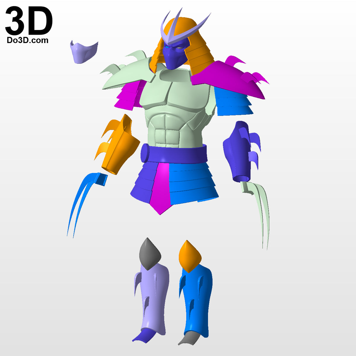 Shredder Armor Teenage Mutant Ninja Turtles Season 1 3D Printable Model  #6546
