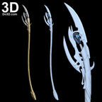 3D Printable Model: Loki Chitauri Scepter Staff Weapon | File Format: STL #2462