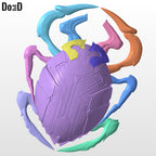Blue Scarab Beetle | 3D Printable Model Print File STL #B993