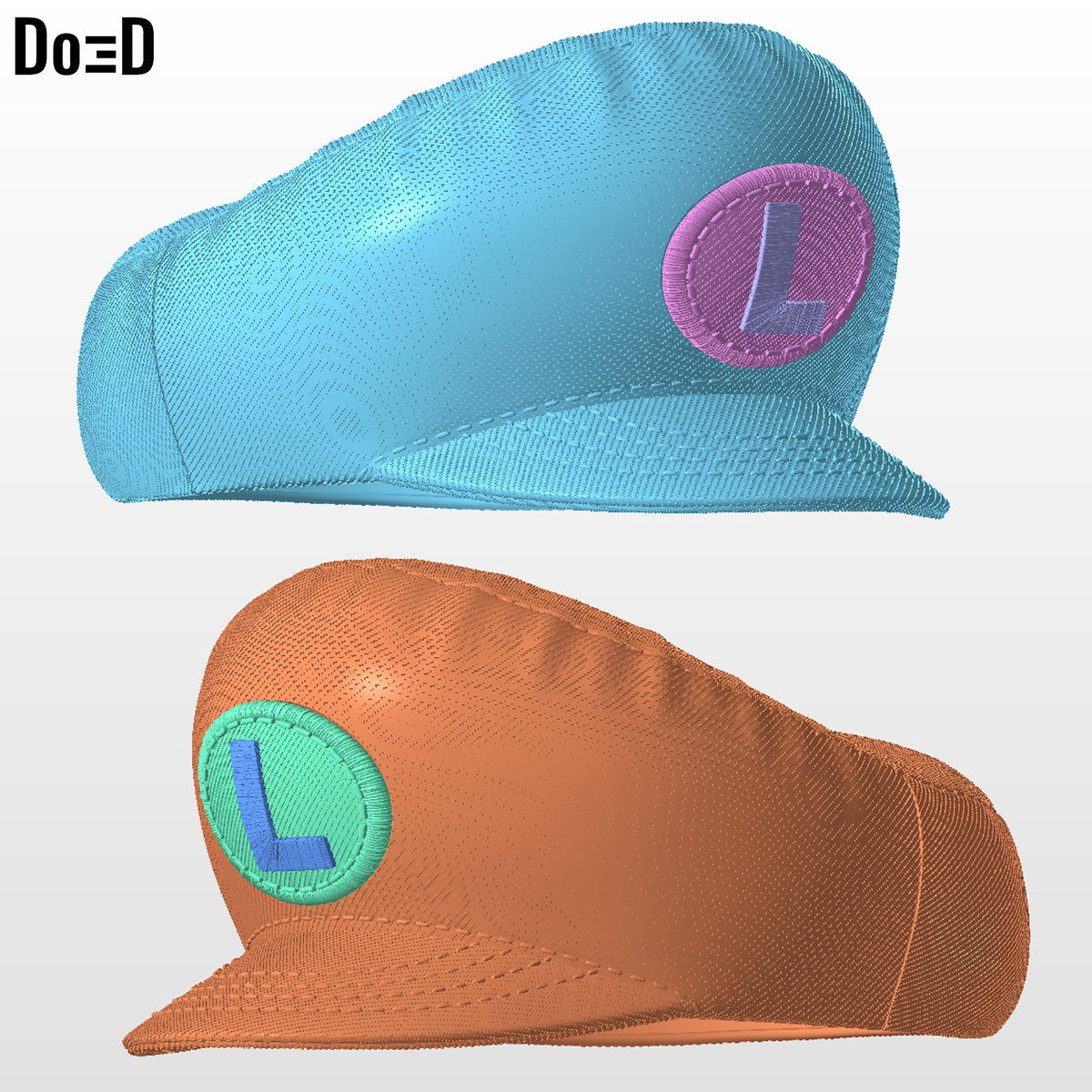 Bundle: Luigi Super Mario Helmet | 3D Printable Model #BSM89
