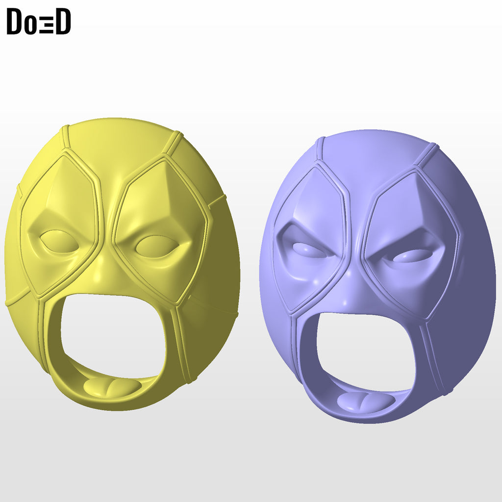 Deadpool 3 Popcorn Bucket Do3D Screamer 3D Printable Model File STL #DP38