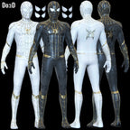 Spider-man Black & Gold Integrated Suit Inside Out 3D Print Model Preorder #IB44