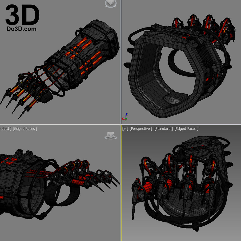 Scarecrow Gauntlet Arkham Knight | 3D Model Project #2575