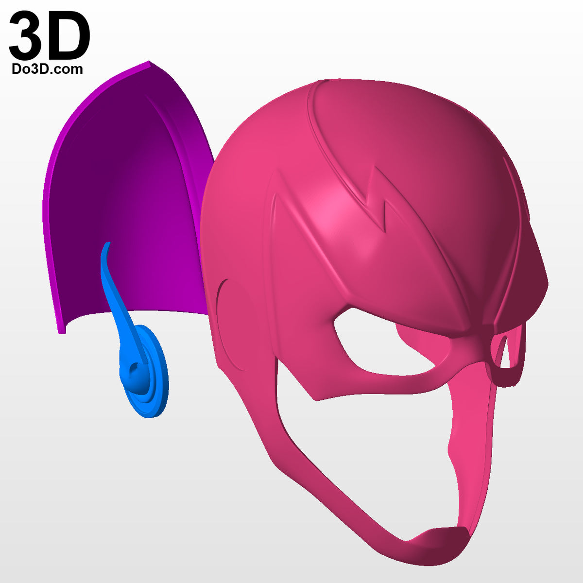 3D Printable Model: Godspeed SE6 Flash Cowl Helmet | File Format: STL N32