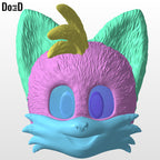 Tails Sonic 3 Helmet 3D Model STL File #T55