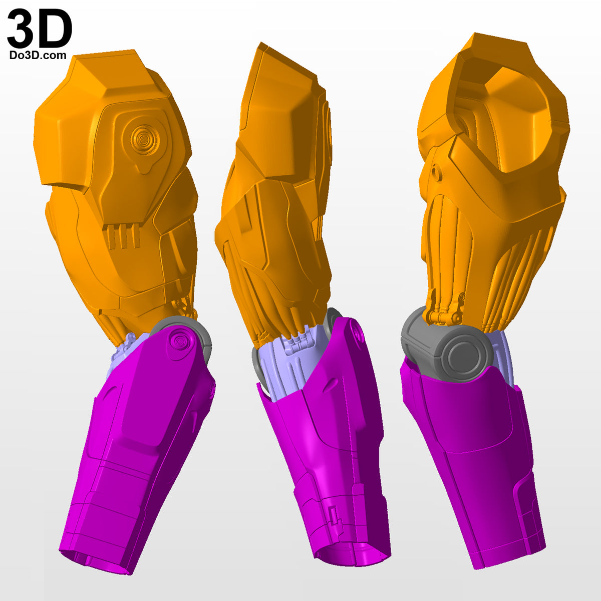 3D Printable Model: Robocop 2014 Silver Arm | File Format: STL #N50