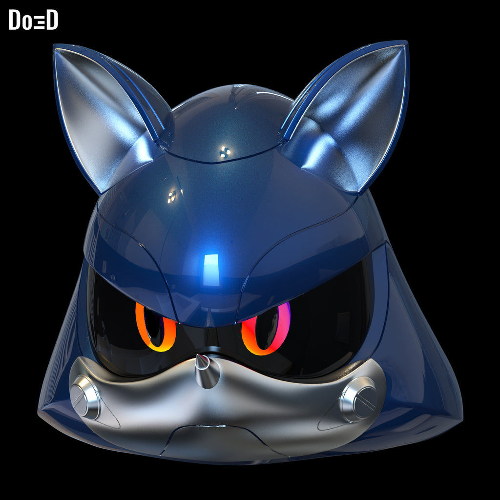 Metal Sonic 3 Variant Head Figure / Statue Version | 3D Printable File #S3V