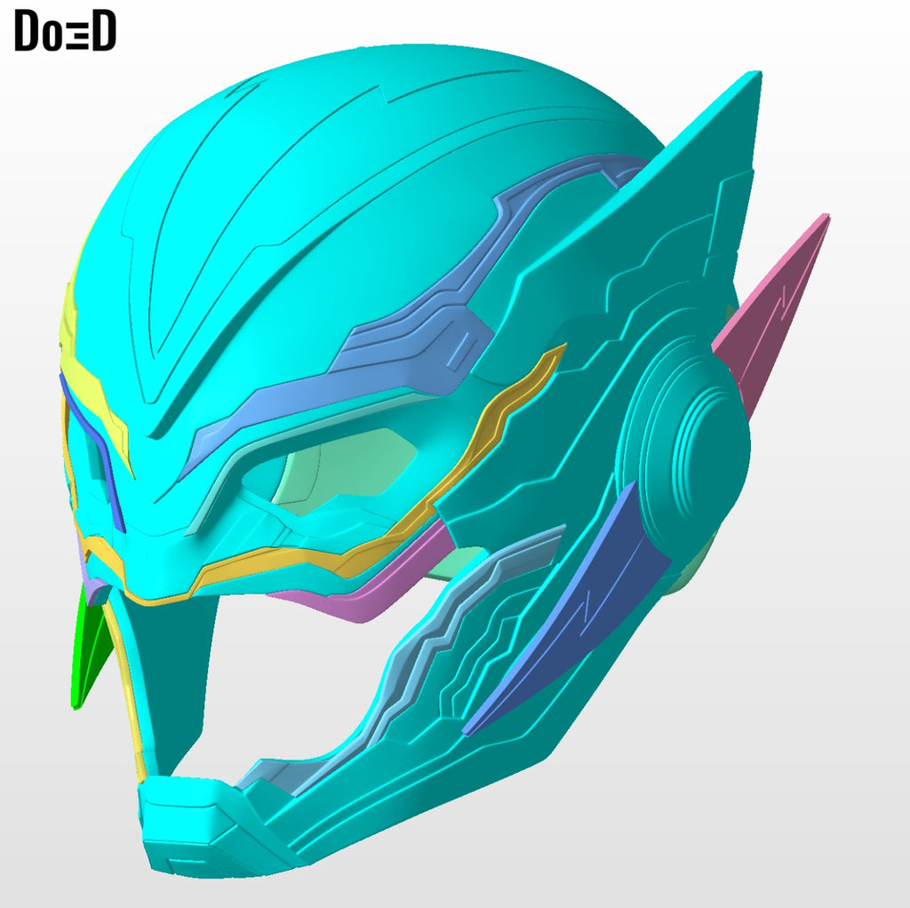 X Bolt Helmet Flash XS | 3D Printable Model STL File #XS001