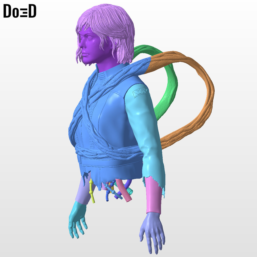 Thia Back Pack Predator Badlands Cosplay Prop 3D Printable Model STL File #T173