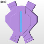 Deadpool 3 Scabbard Back Harness Sheath | 3D Printable Model #DAW34