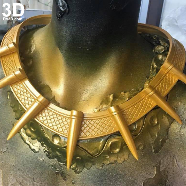 Golden Jaguar Erik Killmonger Necklace & Accessory | 3D Model Project #4367