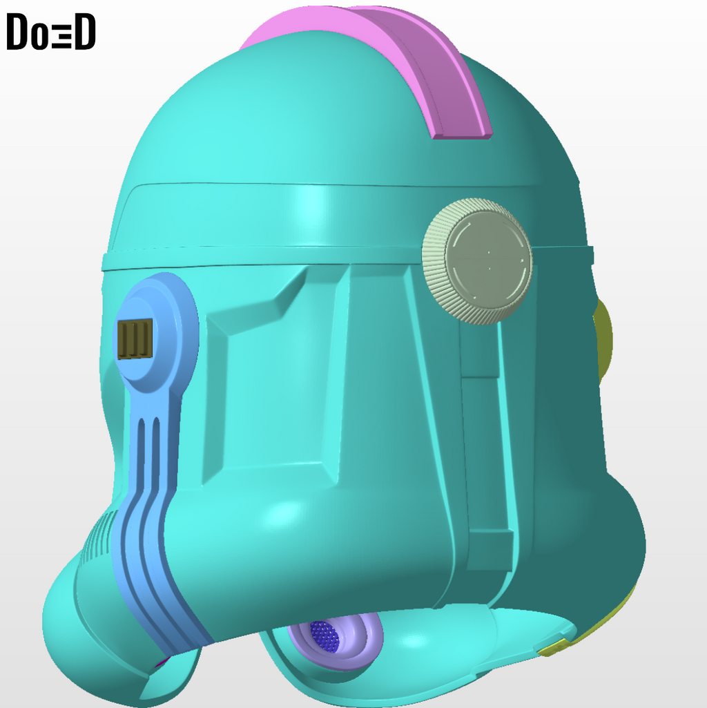 Clone Trooper Phase 2 Star Wars Helmet | 3D Printable Model STL File #1587