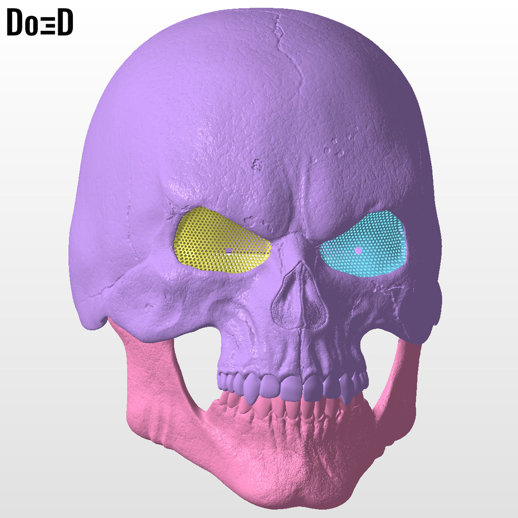 Skeletor Helmet + Collar + Havoc Staff 3D Printable Model Mask #SM953