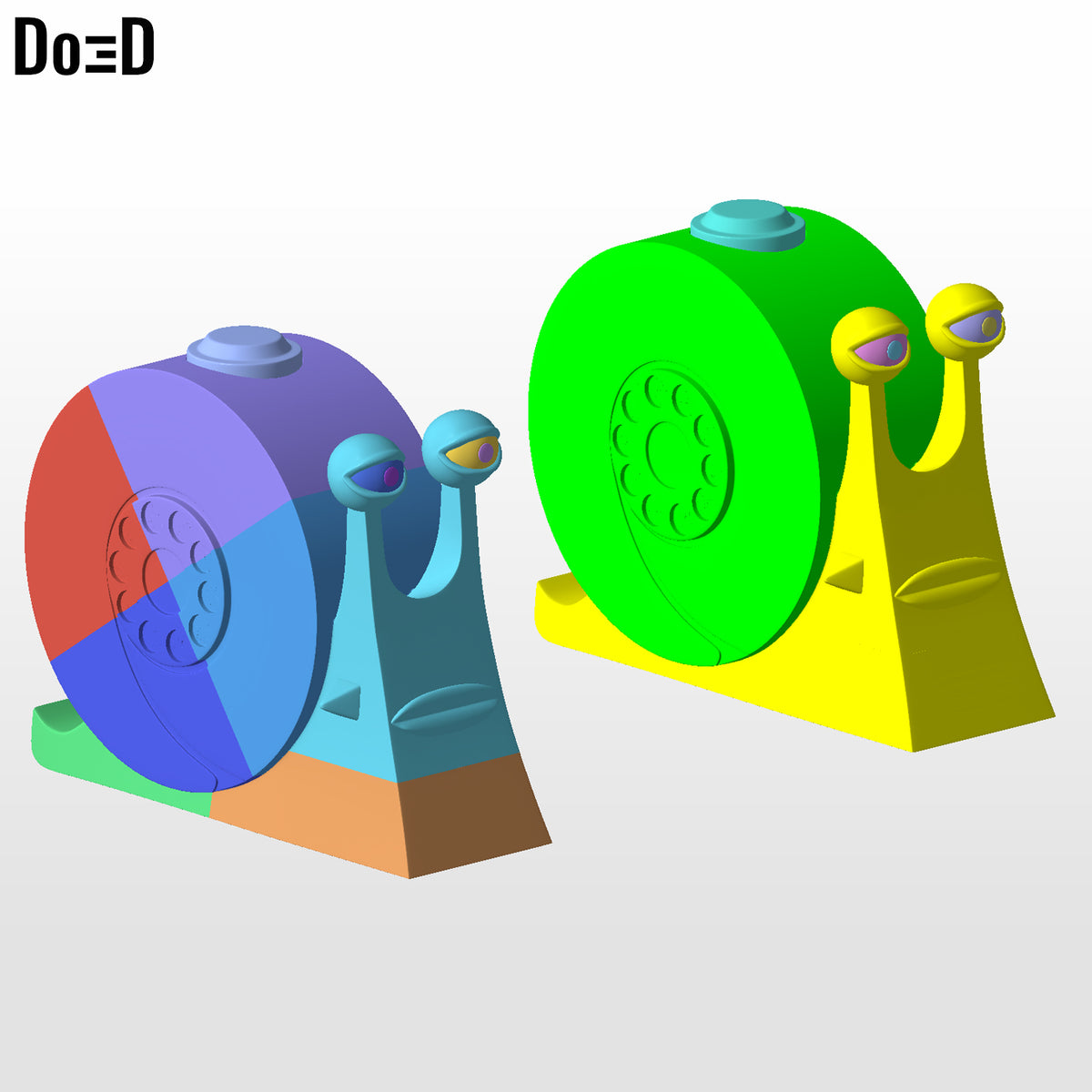 Golden Den Den Mushi One Piece Transponder Snail 3D Model STL File #GD5885M