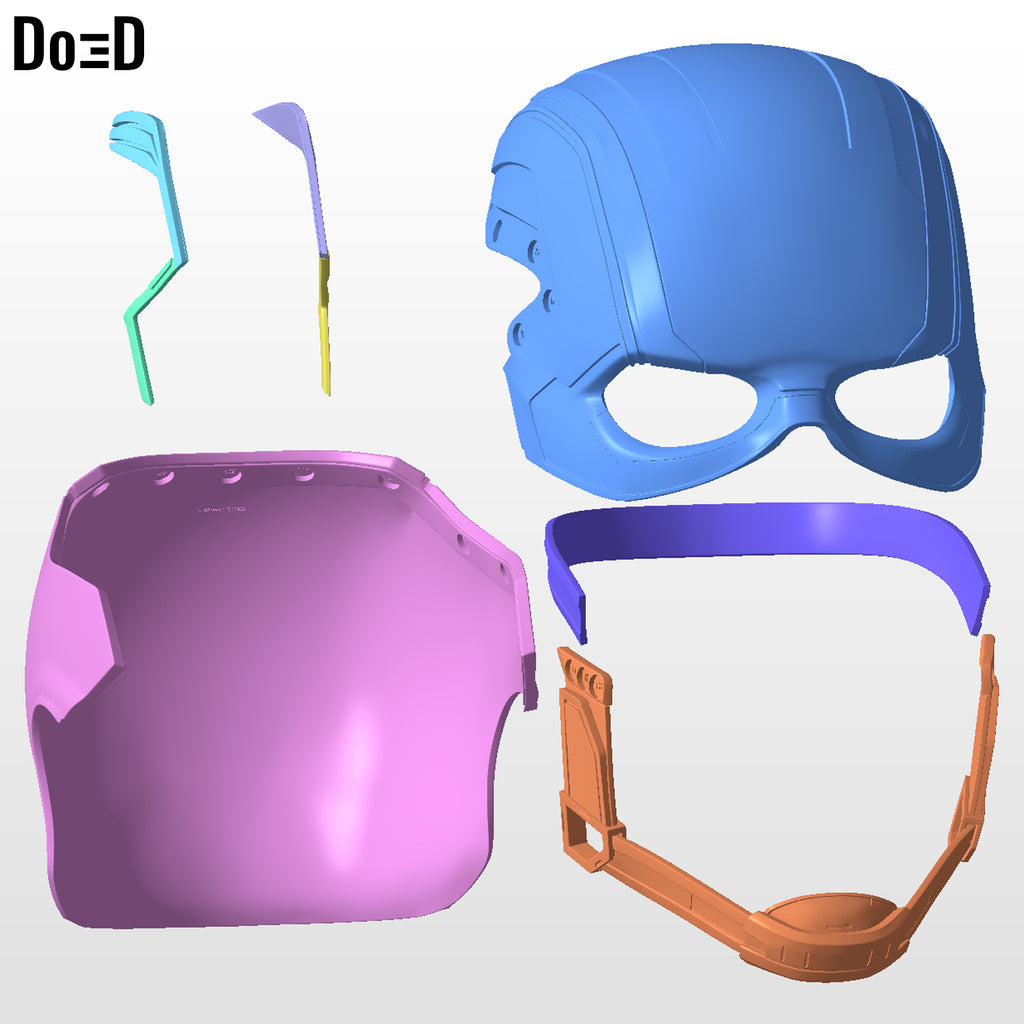 US Agent Helmet John Walker  Zombie | 3D Printable Model #CAZ11