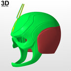 Black Bolt Helmet | 3D Printable Model STL File BB391