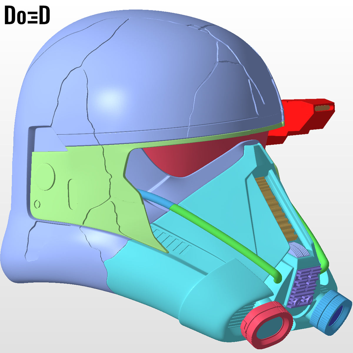 Zombie Death Trooper Ahsoka | 3D Printable Model STl #ZT41