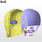 SpiderHood Helmet Red Hood Spider-Man Mashup | 3D Printable Model #SH329