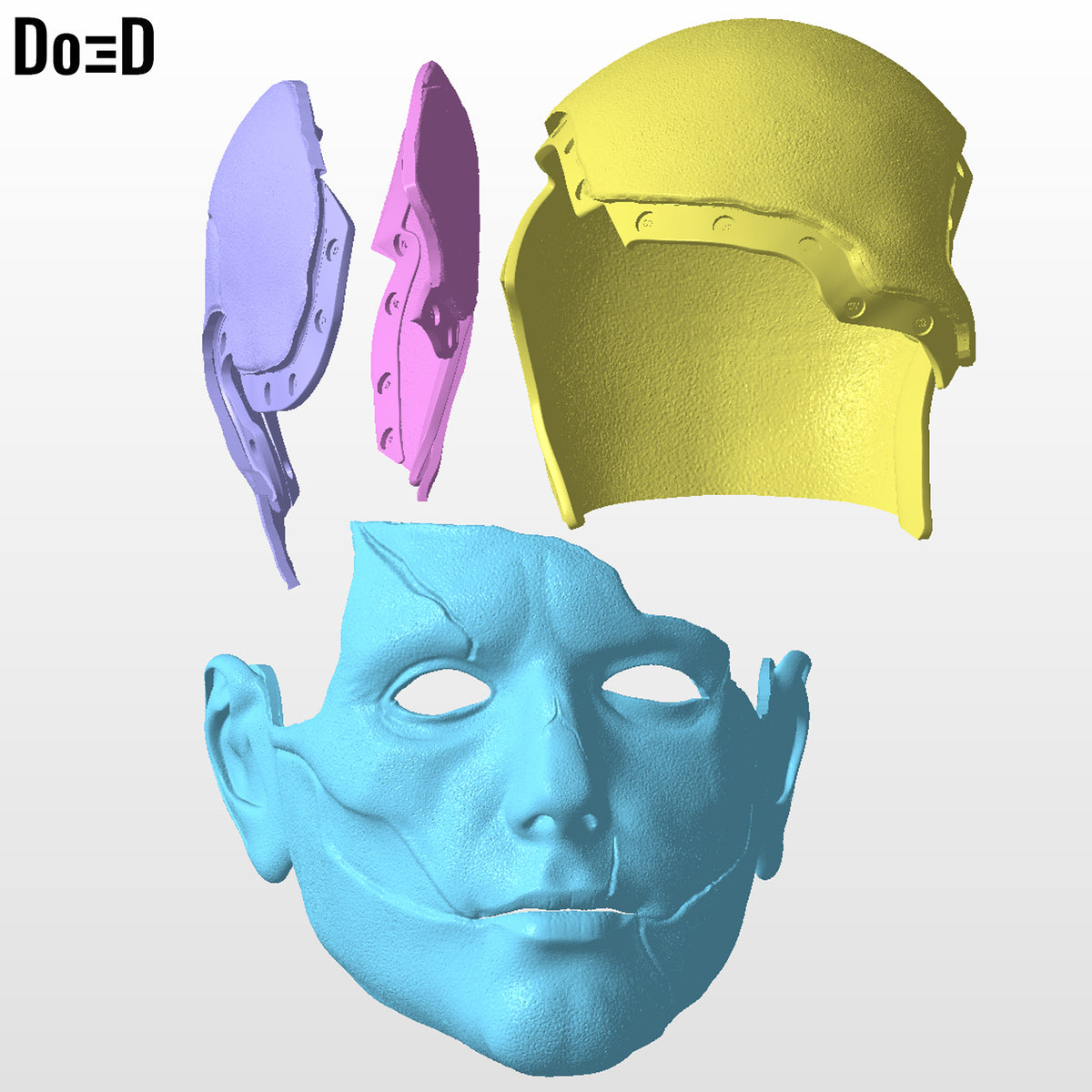 Frankenstein 2025 Netfilx Mask 3D Printable Model STL File #F362