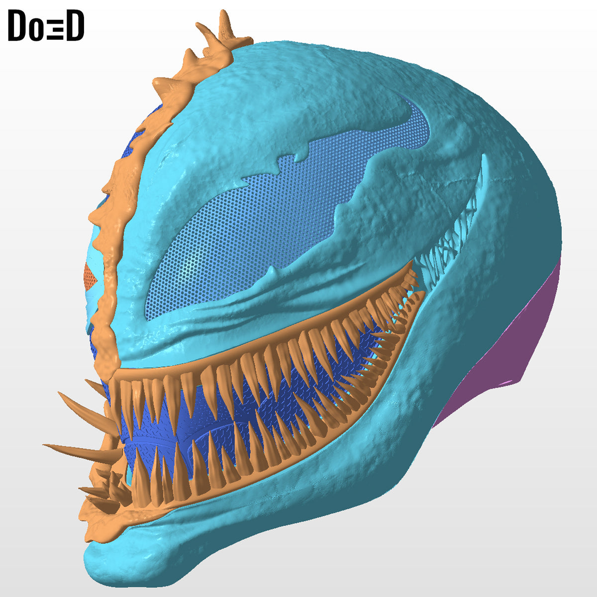 Swappable Venom Helmet Venomized Spider-Man | 3D Printable Model #VSM1