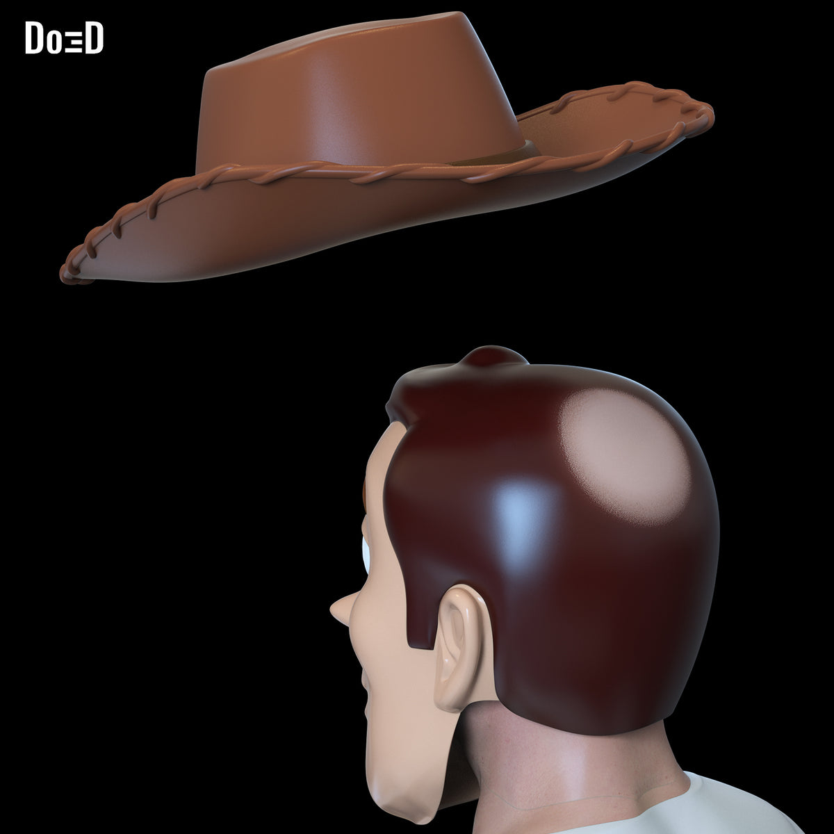 Woody Helmet Interchangeable Toy Story 6 Swappable 3D Printable Model STL #WT452