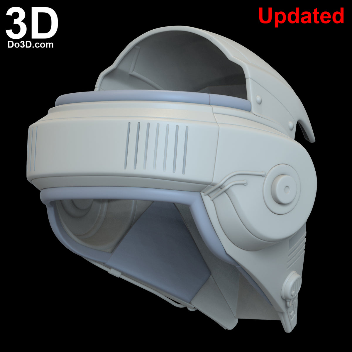 Rey's Training Helmet Star Wars Rey and D-O , 3D Printable Printable Model #6344