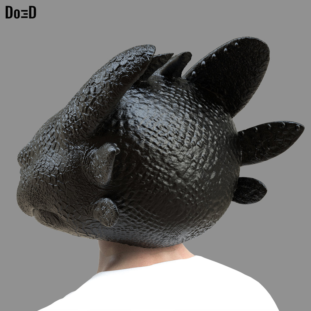 Toothless Helmet 2025 How to Train Your Dragon 3D Printable Model STL File #T381
