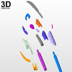 3D Printable Model: Loki Chitauri Scepter Staff Weapon | File Format: STL #2462