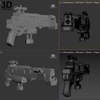 Baze Malbus Blaster Rifle Star Wars | 3D Printable Model Project #1827
