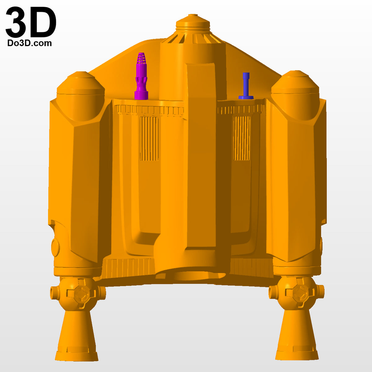 Mandalorian Jetpack Rising Phoenix 3D Model Project #N31-1