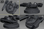 Batmobile Bat Car Batman v Superman BVS DOJ  | 3D Printable Model Project #1857