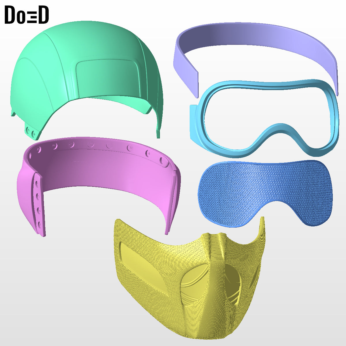 Dune Part Three Mask Goggles Paul Atreides Helmet 3D Printable Model 3 #D3P47