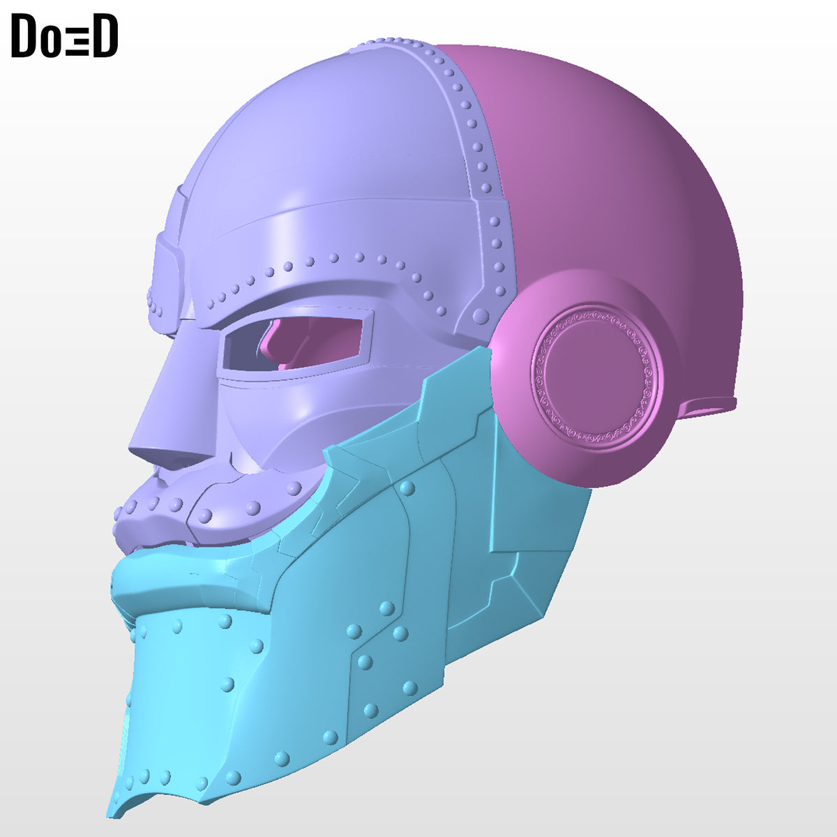 Doom Tyrant Helmet 002 3D Printable Model STL File #DT52