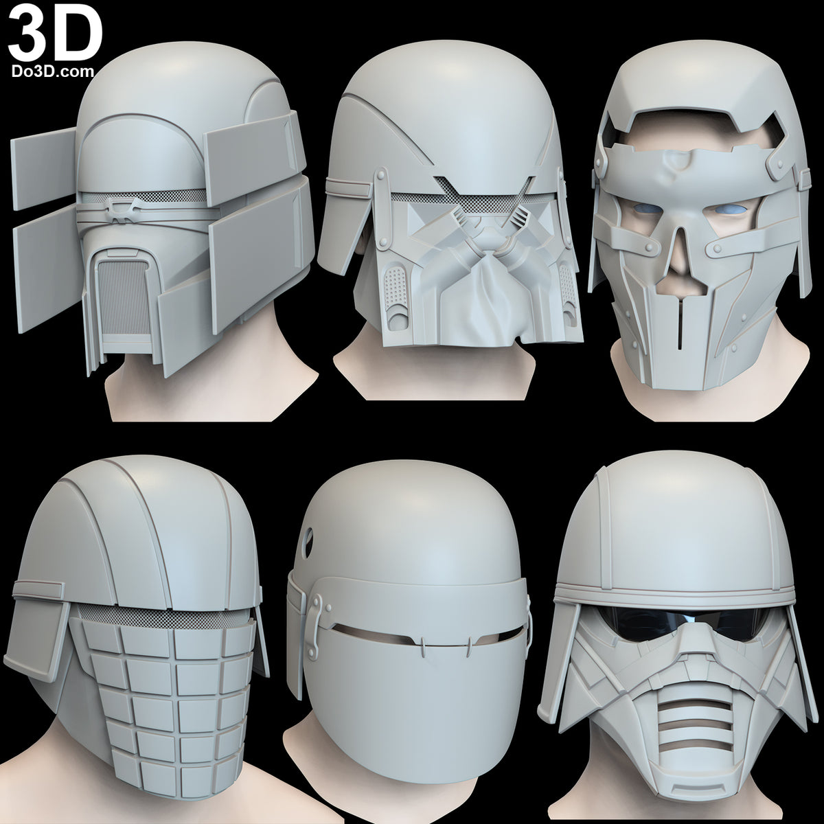 Knights of Ren Helmet Vicrul Ushar Trudgen Kuruk Cardo AP'LEK 3D Project #6539